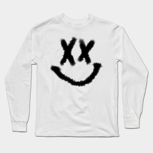 Graffiti Smiley Long Sleeve T-Shirt